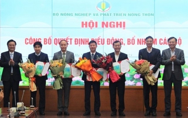 Bộ Nông nghiệp và Phát triển nông thôn điều động, bổ nhiệm 23 lãnh đạo