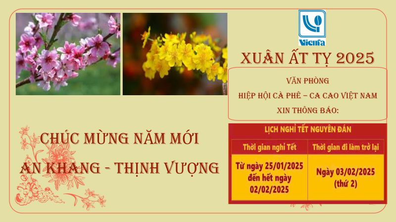 THÔNG BÁO LỊCH NGHỈ TẾT NGUYÊN ĐÁN ẤT TỴ 2025