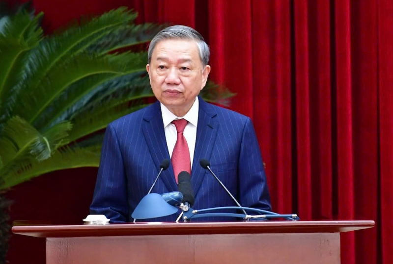 Tổng Bí thư Tô Lâm: Trung ương thống nhất sau sáp nhập còn 34 tỉnh, thành phố, giảm 60-70% cấp xã