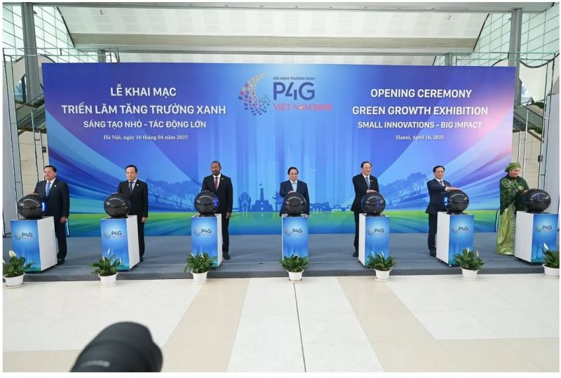 Thủ tướng chủ trì lễ khai mạc Triển lãm Tăng trưởng Xanh tại Hội nghị P4G