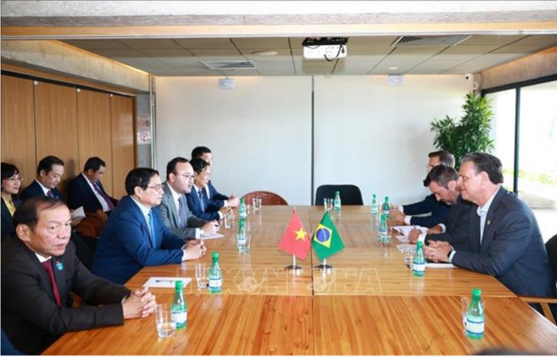 Thủ tướng Phạm Minh Chính tiếp Bộ trưởng Nông nghiệp Brazil