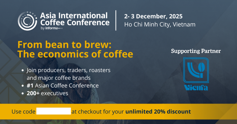 Hội Nghị Cà phê Quốc Tế Châu Á Lần Thứ 29: TOÀN CẢNH NỀN KINH TẾ CÀ PHÊ: TỪ HẠT CÀ PHÊ ĐẾN LY CÀ PHÊ HẢO HẠNG